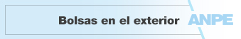 Bolsas en el exterior